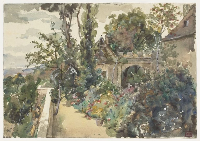 Giardino terrazzato, con vista sulla campagna - Musée d'Orsay